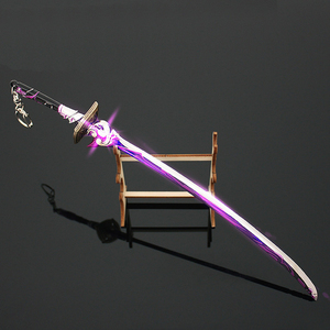 おもちゃ アーミー 装備品 合金  刀 剣 300mm 塗装済みアクションフィギュアの武器（23379)