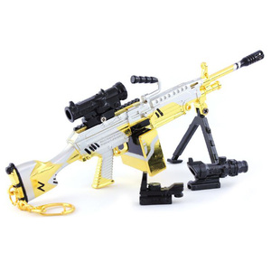 おもちゃ アーミー 装備品 合金 武器 M249 185mm 塗装済みアクションフィギュアの武器