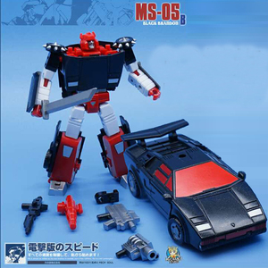 品切れおもちゃ 変形 ロボット Mech Soul MS-05B Sideswipe 黑版