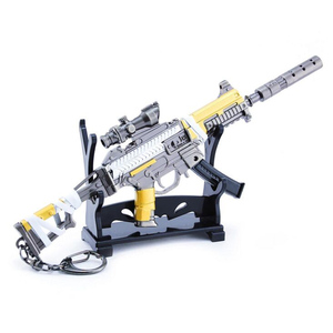 おもちゃ アーミー 装備品 合金 武器 UMP9 185mm 塗装済みアクションフィギュアの武器
