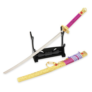 おもちゃ アーミー 装備品 太刀一紫 合金 刀 剣 220mm 塗装済みアクションフィギュアの武器 （23131）