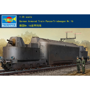 おもちゃ TRUMPETER TOYS 00223 1:35 Scale German Armored Train Panzer Triebwagen Nr.16 組み立ておもちゃ子供向け