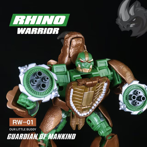 おもちゃ 変形 ロボット RHINO WARRIOR RW-01 GUARDIAN OF MANKIND