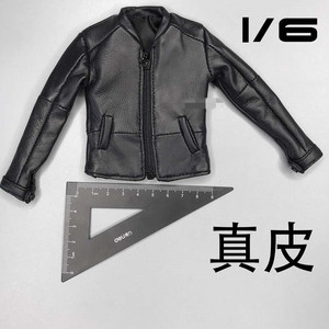 Leather Coat Jacket  FOR 1/6 Figure フィギュアのアップグレードキット